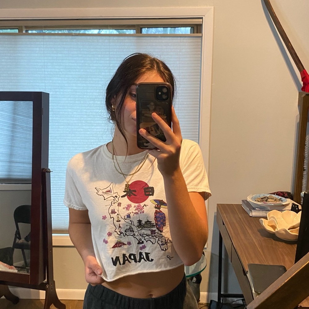 PacSun graphic crop top